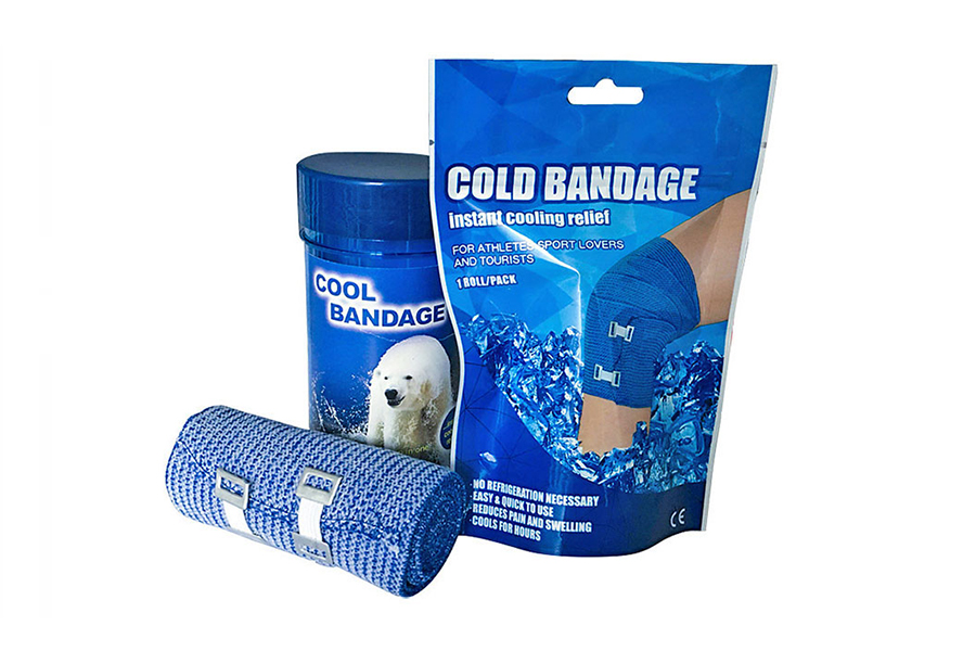 10-15 ℃ Gel/camada de líquido de arrefecimento Bandagem fria em caixas