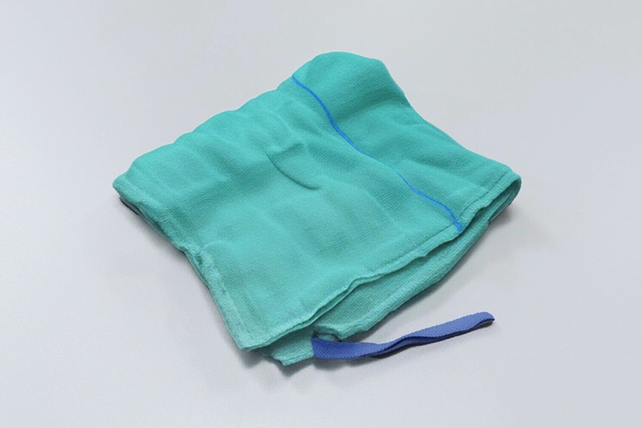 100% rastreabilidade de algodão esponja colorida verde