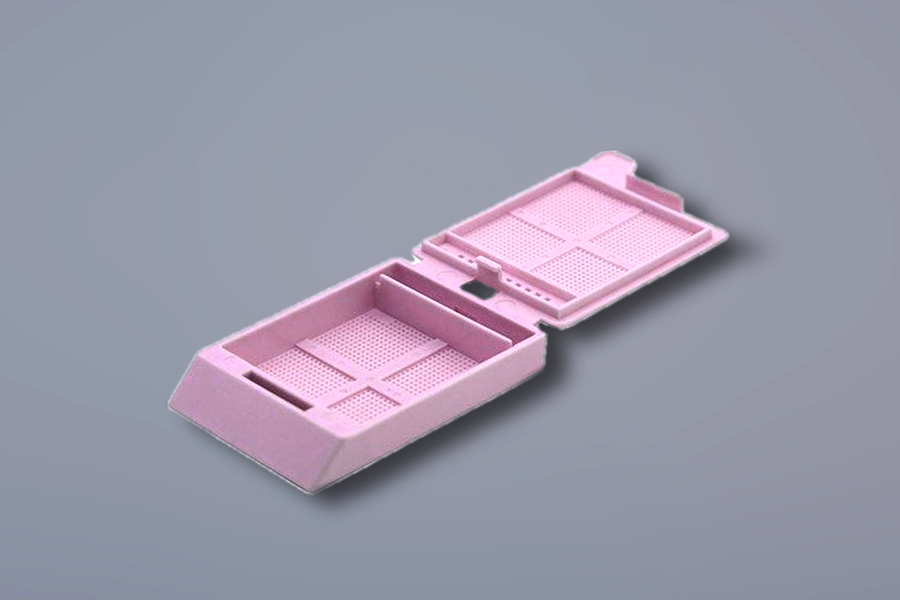 Cassete de microbiopsia POM/PVC