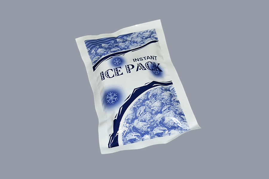 Pequenos pacotes de gelo instantâneo reutilizáveis
