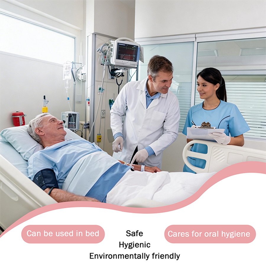 Escova de dentes de sucção