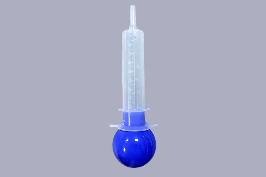Seringa de irrigação de silicone
